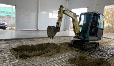 Услуги миниэкскаватора с ямобуром Пенза gusenechnyj