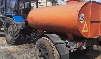 Трактор с бочкой Москва, МО. доставка воды водовоз