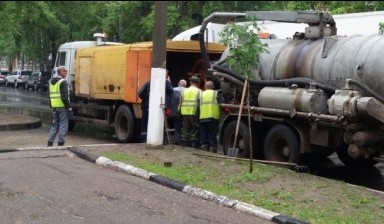 Прочистка сетей ливневой канализации, дренажа