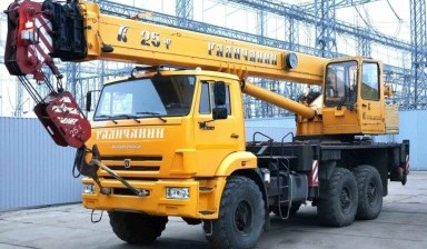 Автокран в аренду Санкт-Петербург, услуги 25 т.