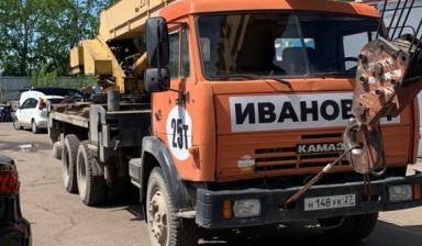 Услуги автокрана 25 тонн