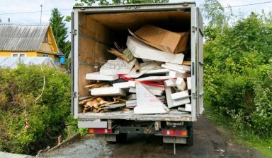 Вывоз мусора Томск, газель для вывоза мусора.