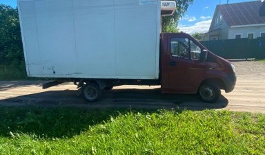 Перевозка с грузчиком, газель с рефрижератором.