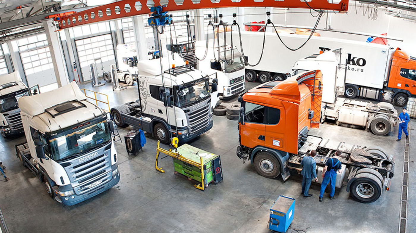 Ремонт и сервисное обслуживание грузовых автомобилей