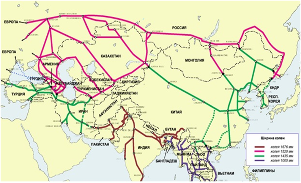 Карта россии ирана китая