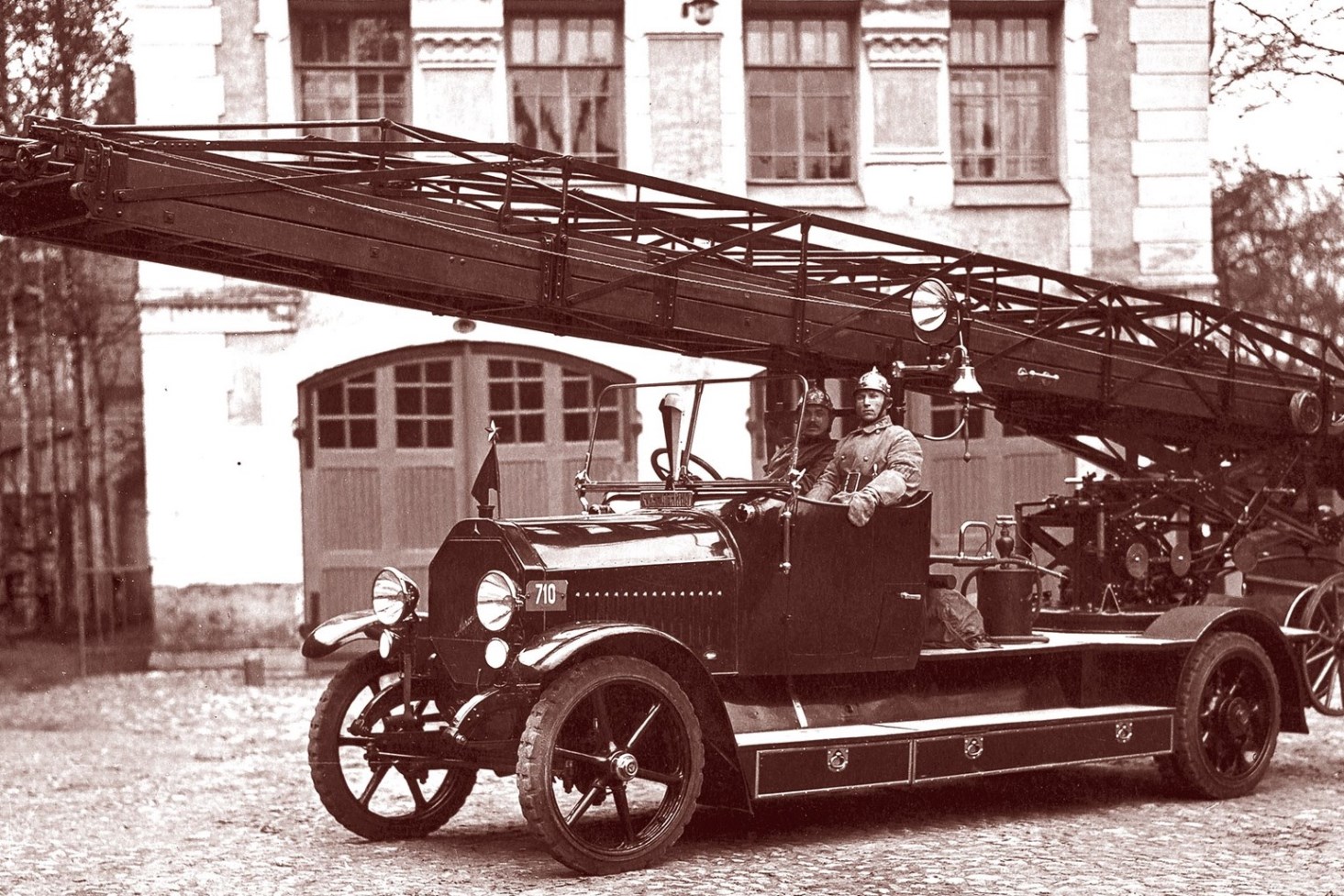 Пожарная машина Вандерберг 1901