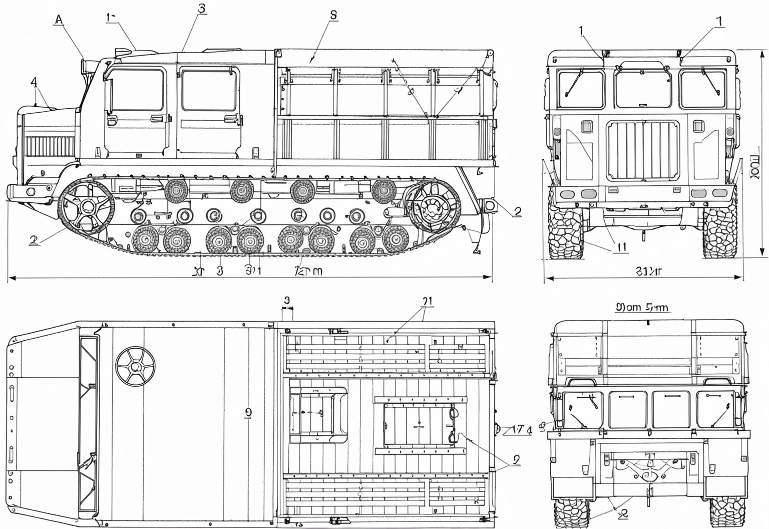 Артиллерийский тягач АТС-712