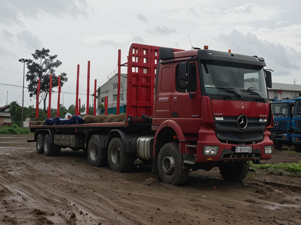 Лесовоз Mercedes-Benz Actros 3346