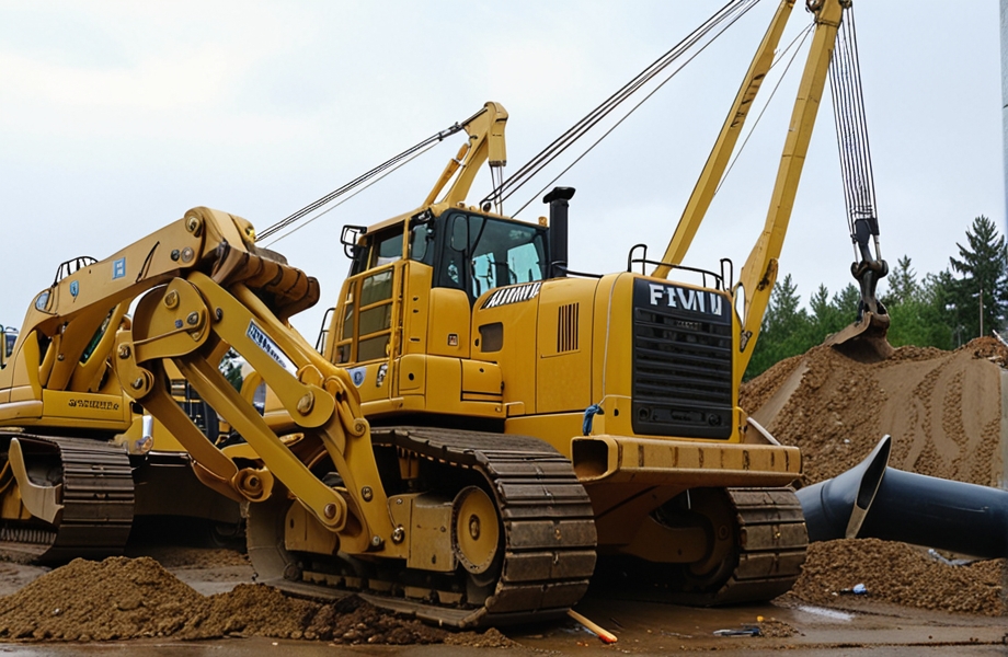  Трубоукладчик Komatsu