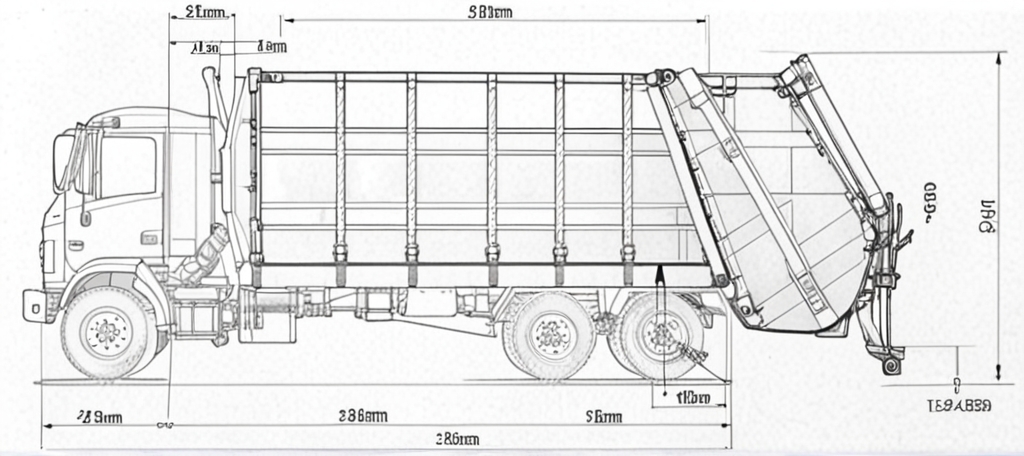 Мусоровоз Mercedes-Benz Actros 3336