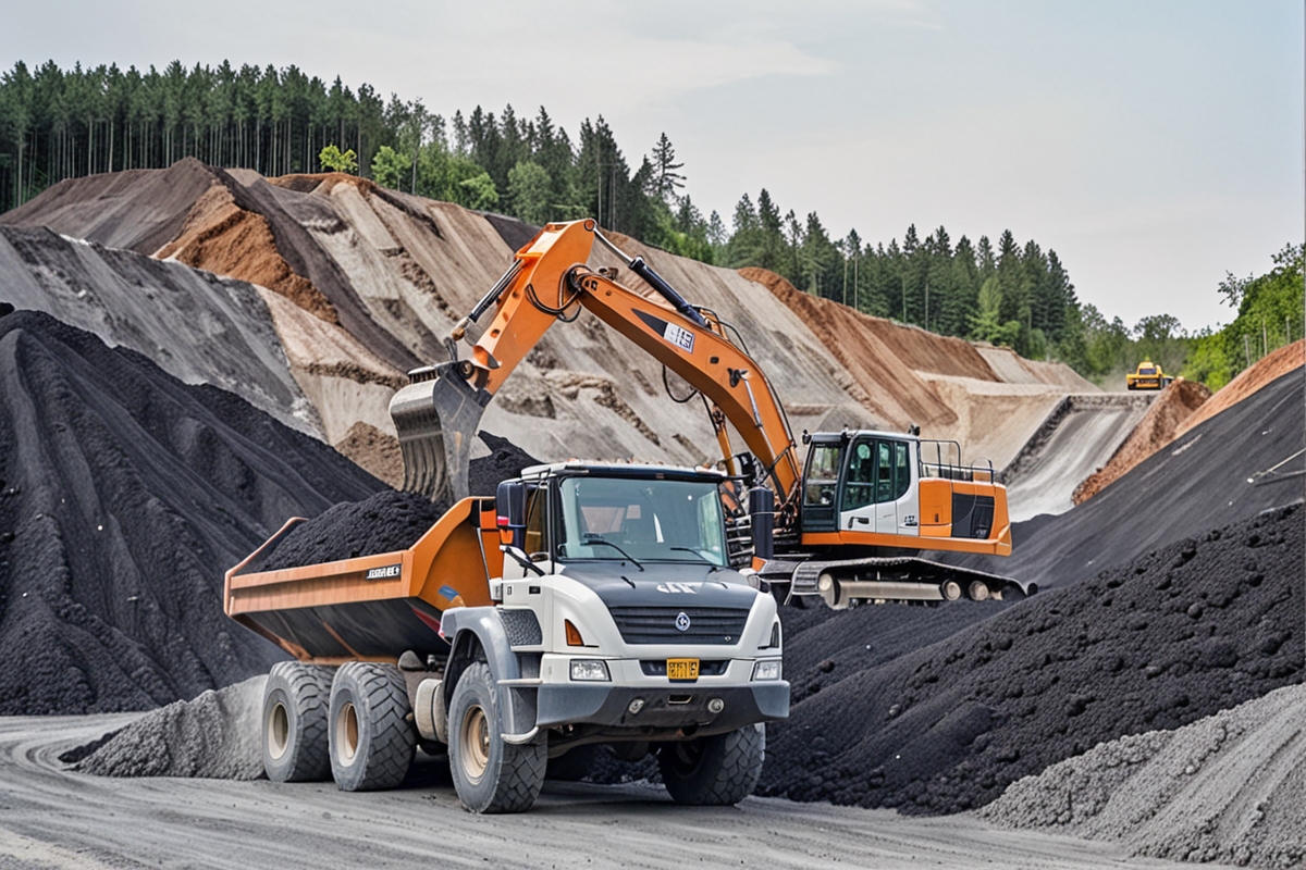 Liebherr TA 230, шарнирно - сочлененный самосвал