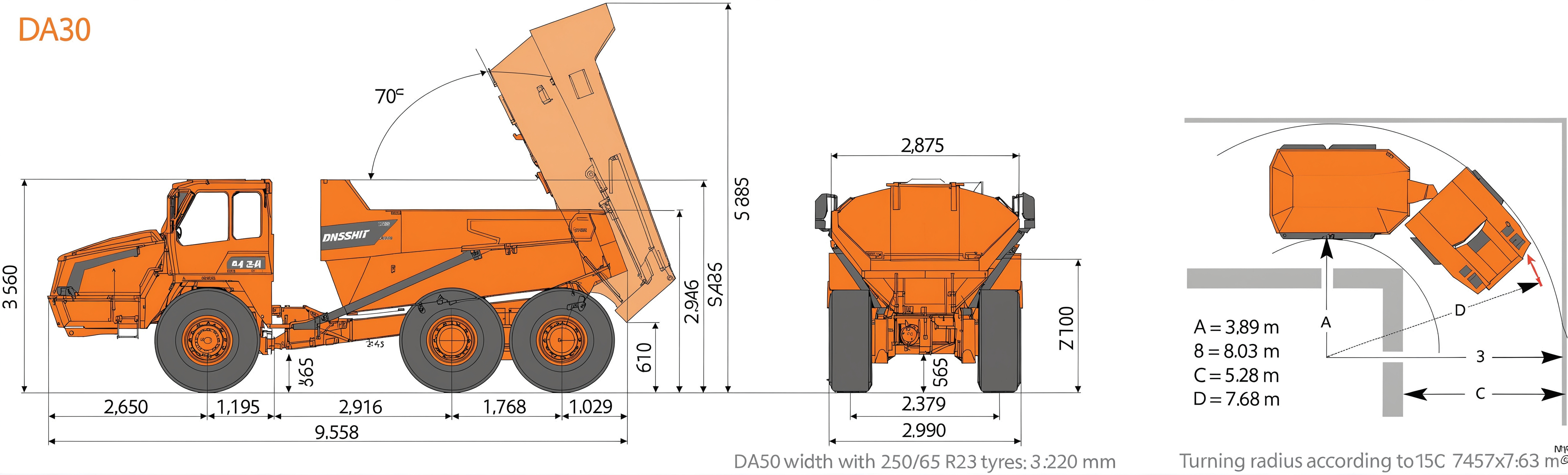 самосвал Doosan DA30-5