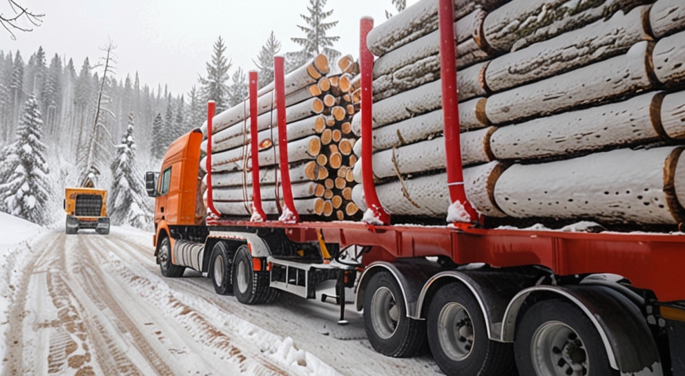 Лесовоз Mercedes-Benz Actros 3346