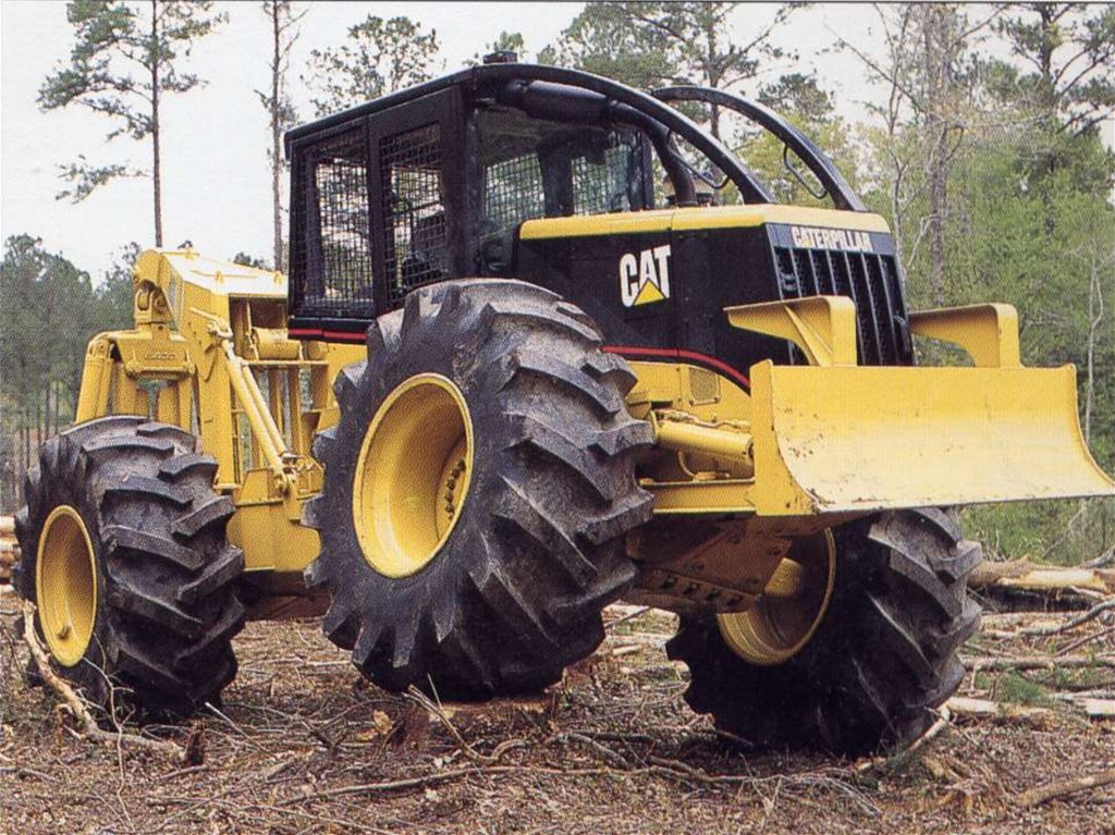 Трелевочный трактор Caterpillar 525