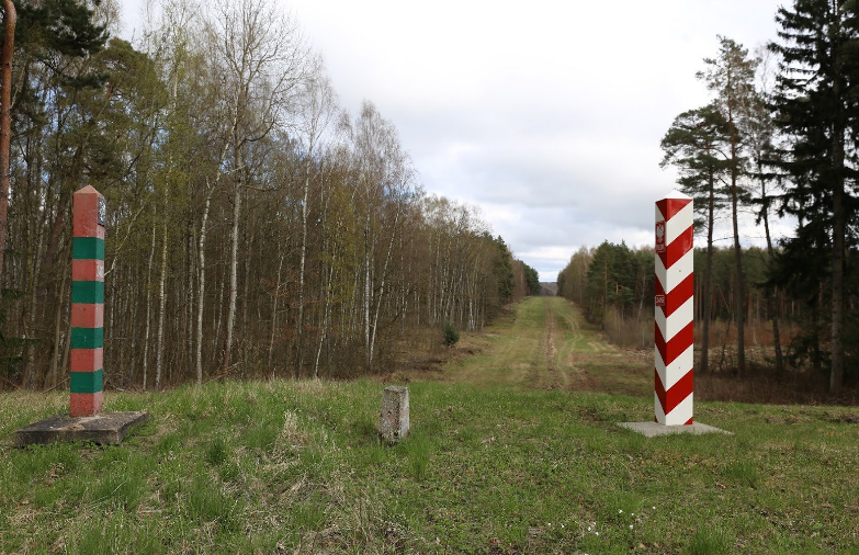 Российско-польская граница. Польско Российская граница. Граница между Россией и Польшей.