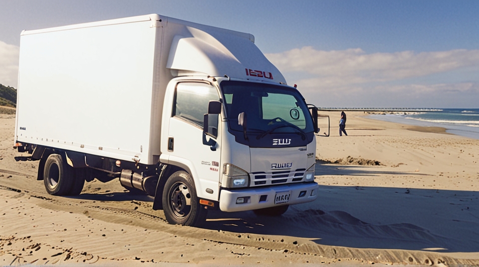 городские грузоперевозки грузовиком Isuzu Elf