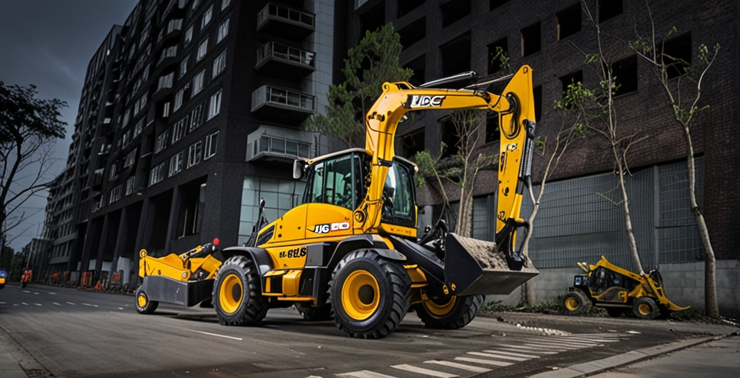 колёсный экскаватор Hydradig 110W от компании JCB