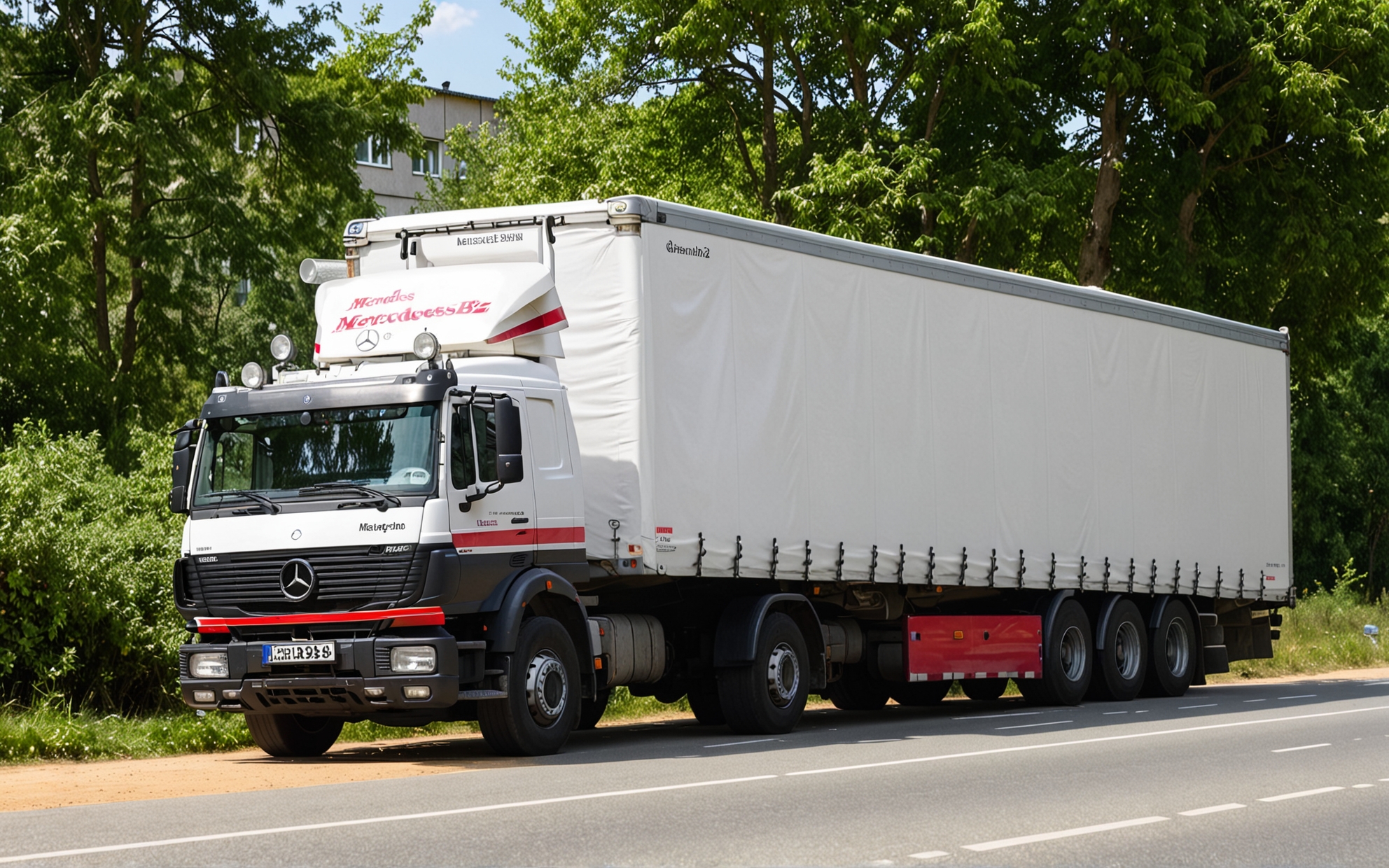 Грузовик Mercedes (Мерседес), модель SK