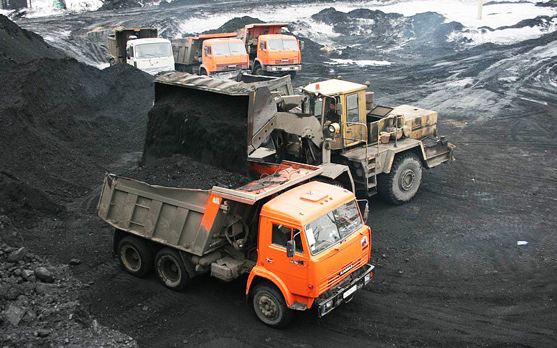 перевозка каменного угля на автомобильном транспорте