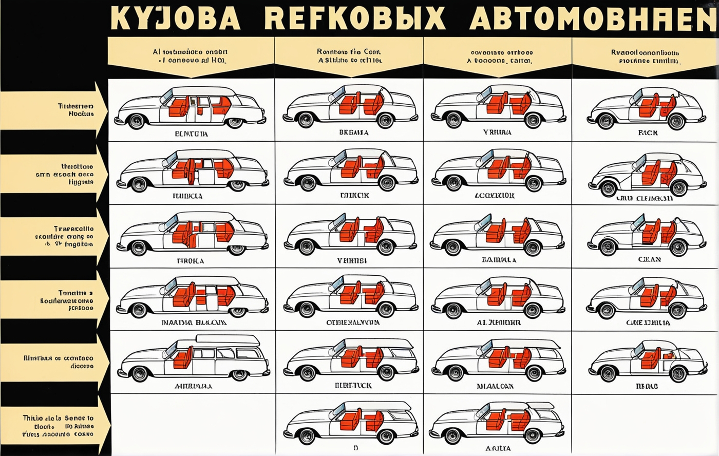 виды автомобильных кузовов